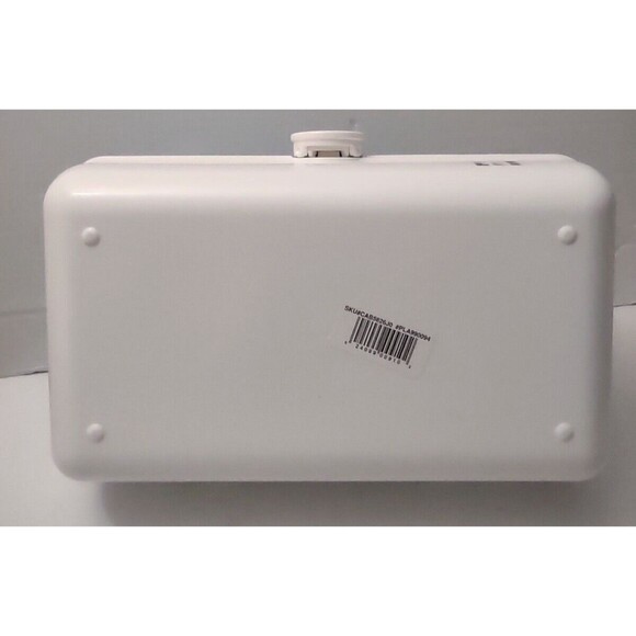 Caboodles Makeup Box Carry Case Mirror Tray Teal/White Collectible 5626 - Picture 5 of 12